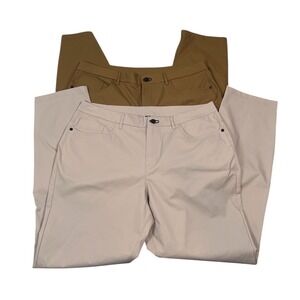 Public Rec Workday Pant Mens 38x34 Tan Beige Bundle 2 Pairs Chino Straight Leg